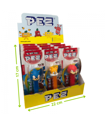 BOITE PEZ + RECH SONIC x12