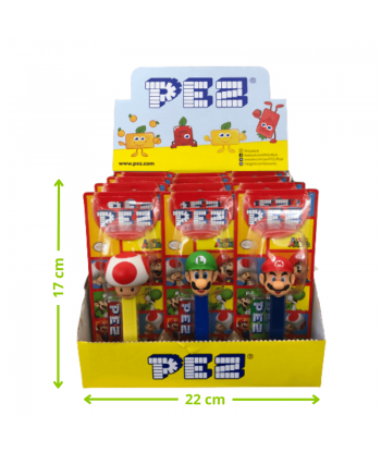 BOITE PEZ MARIO NINTENDO x12