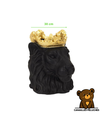 CACHE POT LION NOIR...