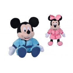 MINNIE ET MICKEY PEIGNOIR 25CM