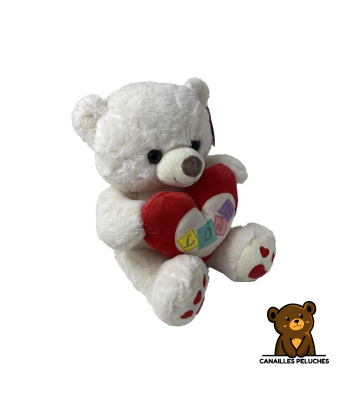 OURS COEUR 2ASS 60CM