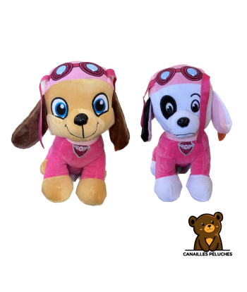 CHIEN UNIFORME ROSE 25CM