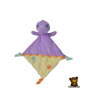 DINO VIOLET DOUDOU 20CM