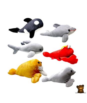 ANIMAUX MARINS 28CM 6ASS x12