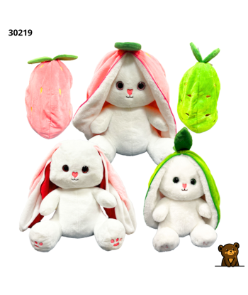 LAPIN FRUIT 18CM 3ASS x12