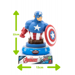 VEILLEUSE AVENGERS CAPTAIN 3D